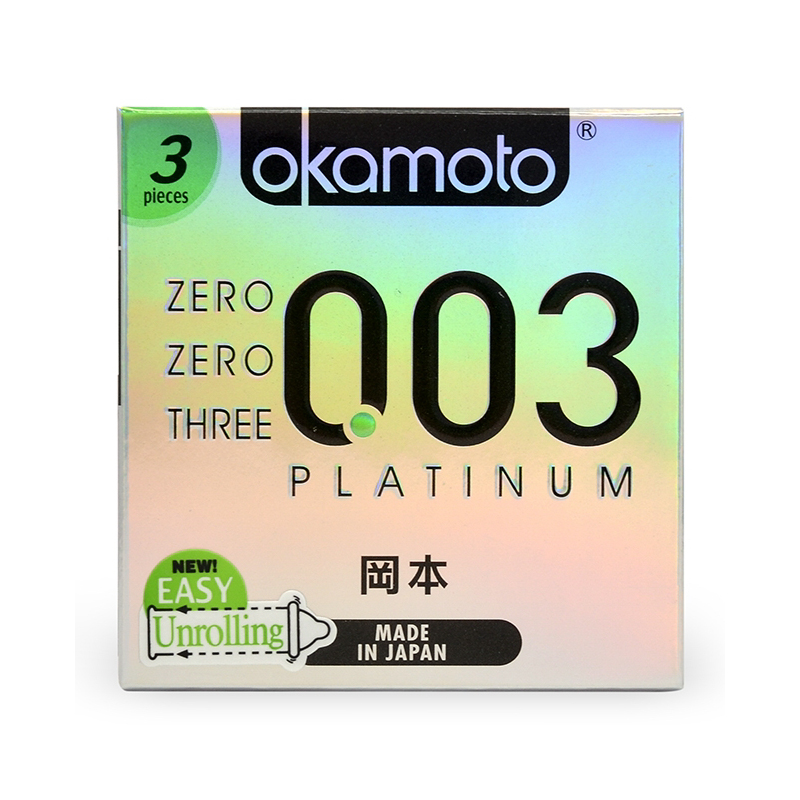 Bao cao su Okamoto 0.03 Platinum