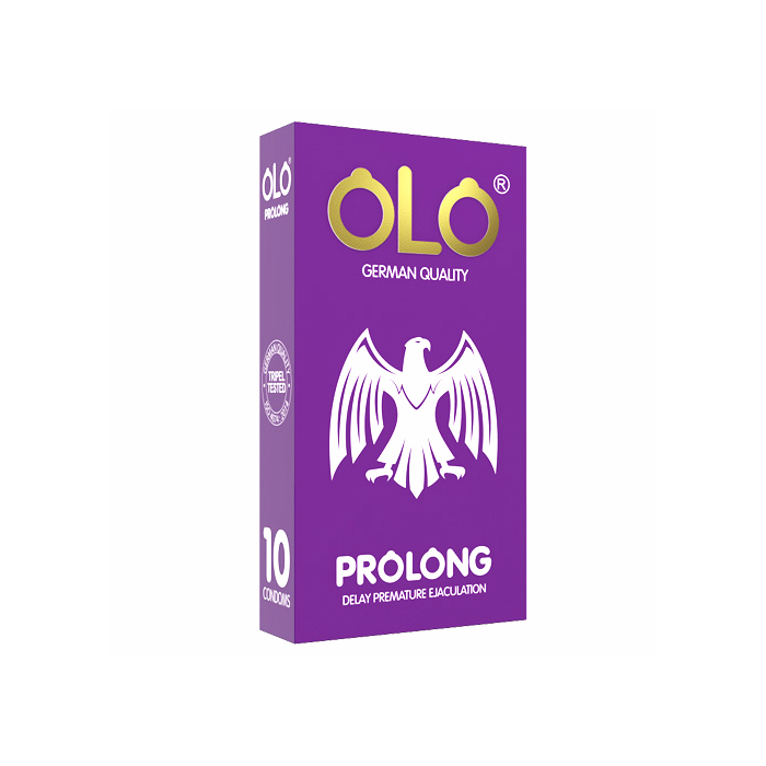 Bao cao su OLO Prolong siêu mỏng, kéo dài thời gian, Hộp 10 cái