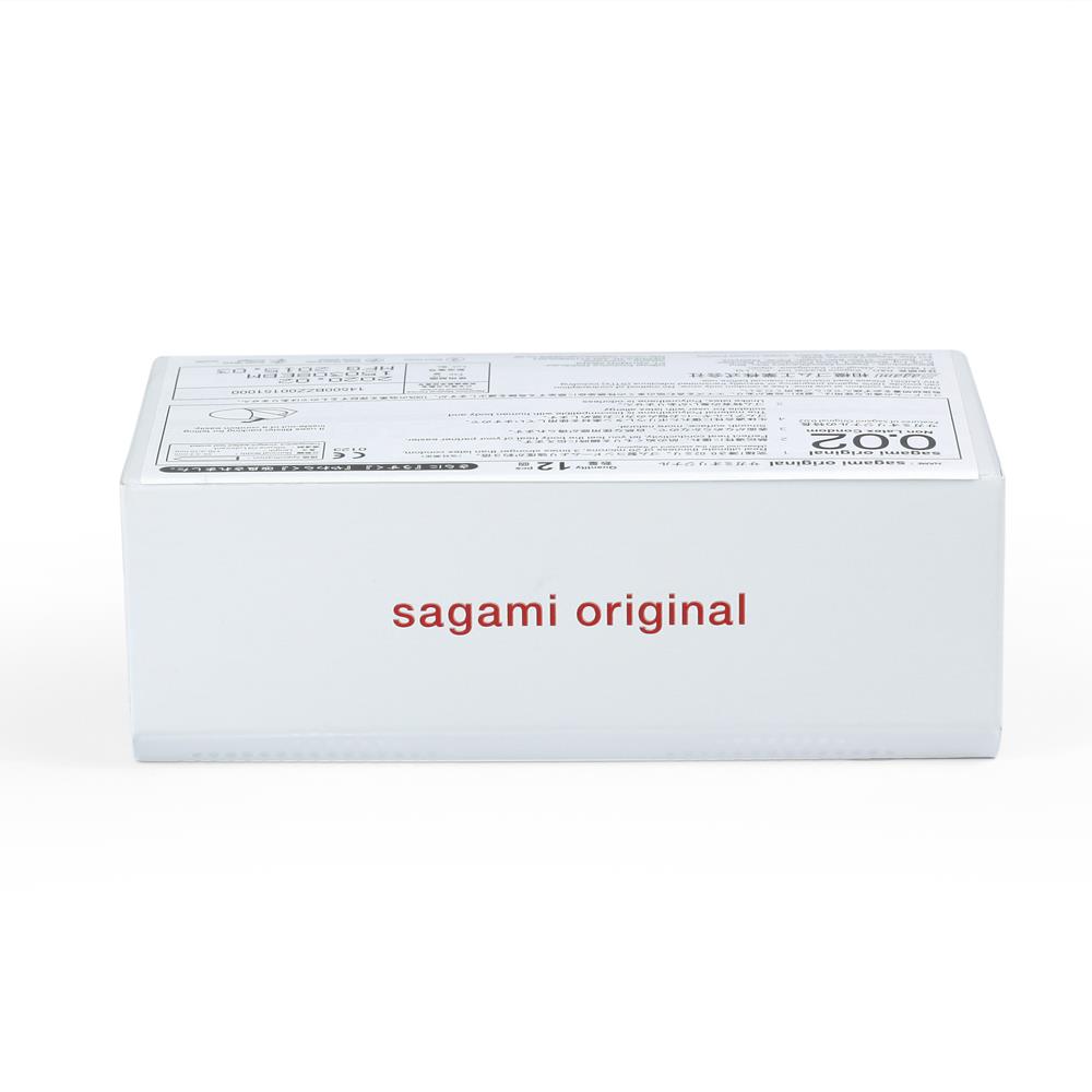 Bao cao su Sagami Original 0.02 Ultimate siêu mỏng, Hộp 12 cái