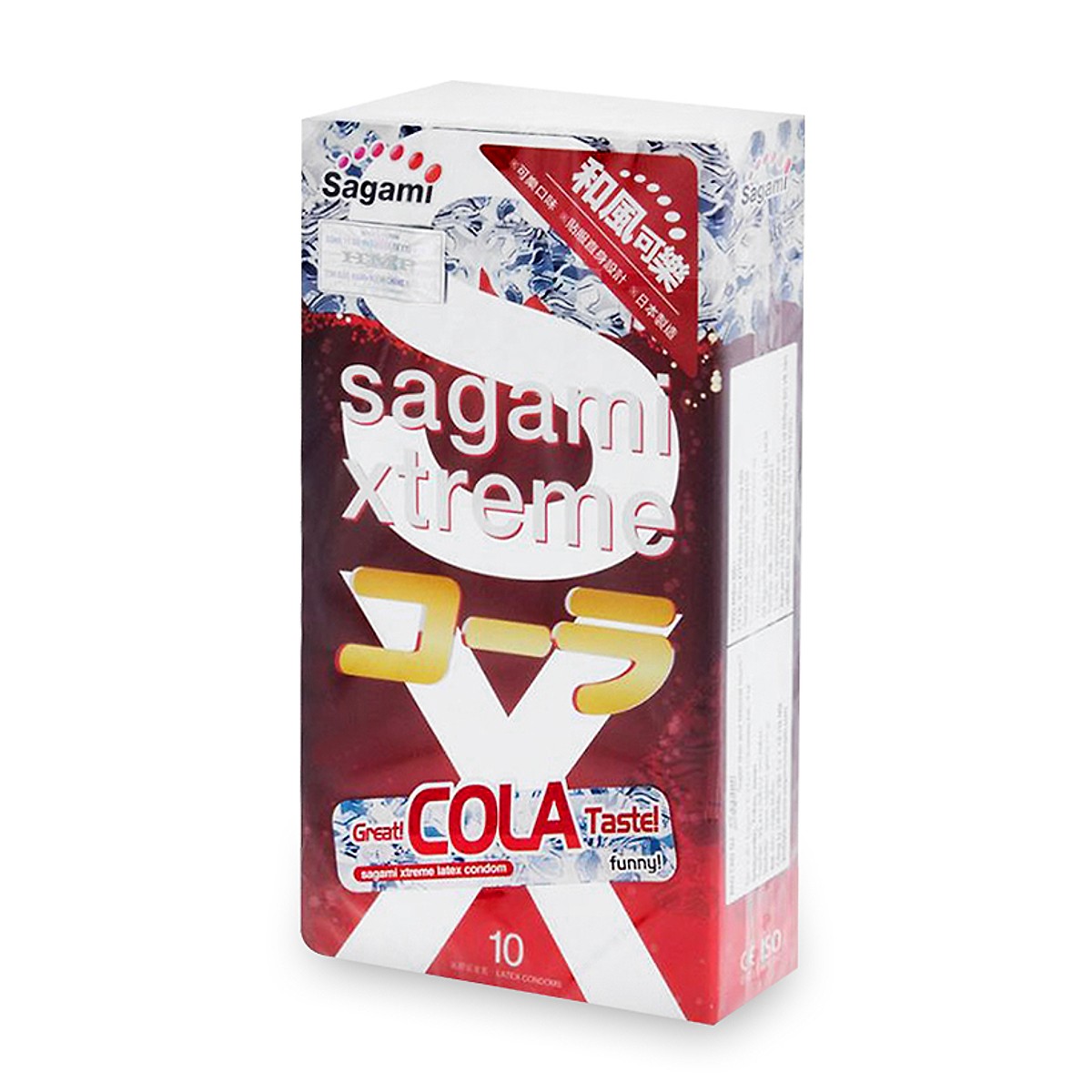 Bao cao su Sagami Xtreme Cola hương vị cola, Hộp 10 cái