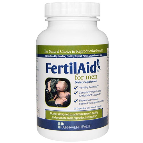 FertilAid for Men tăng cường và nâng cao chất lượng tinh trùng, Chai 90 viên