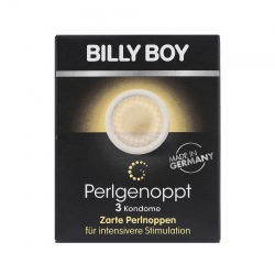 Bao cao su Billy Boy Perlgenoppt - Điểm nhấn, hạt nổi tinh tế, Hộp 3 cái