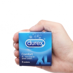 Bao cao su Durex Comfort XL cỡ lớn, Hộp 3 cái