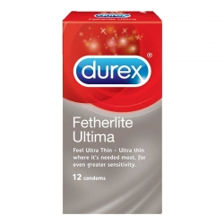 Bao cao su Durex Fetherlite Ultima siêu mỏng, Hộp 12 cái