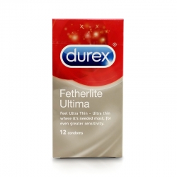 Bao cao su Durex Fetherlite Ultima siêu mỏng, Hộp 12 cái