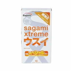 Bao cao su Sagami Xtreme Super Thin siêu mỏng, Hộp 10 cái