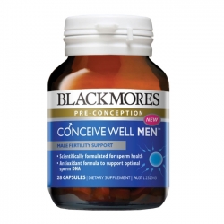 Blackmores Conceive Well Men hỗ trợ sinh sản, Chai 28 viên
