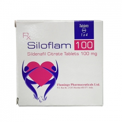 Thảo dược cương dương Siloflam 100mg, Hộp 4 viên