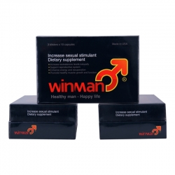 WinMan bổ sung Testosterone tăng cường sinh lý nam, Hộp 30 viên